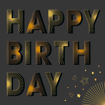 Picture of HAPPY BIRTHDAY CARD STARS